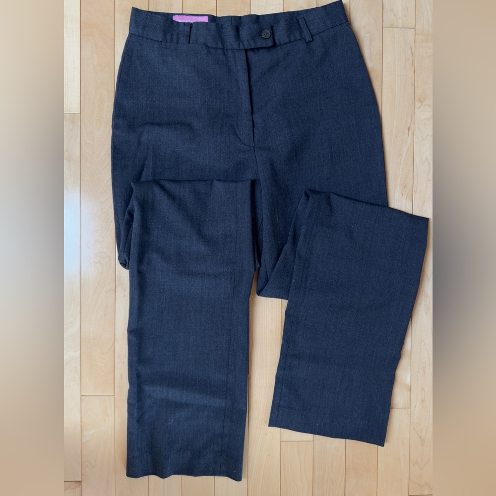 Brook Taverner Grosvenor Mid Grey Straight Leg Trouser|UK 10